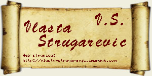 Vlasta Strugarević vizit kartica